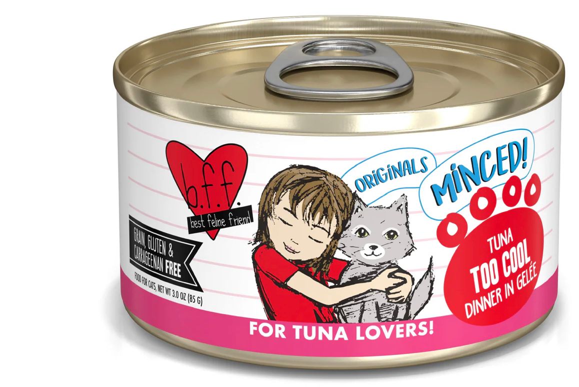 WERUVA BFF TOO COOL TUNA DINNER CAT FOOD CASE OF 24/3OZ