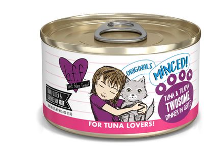 WERUVA BFF TWOSOME TUNA &amp; TILAPIA DINNER CAT FOOD 3OZ