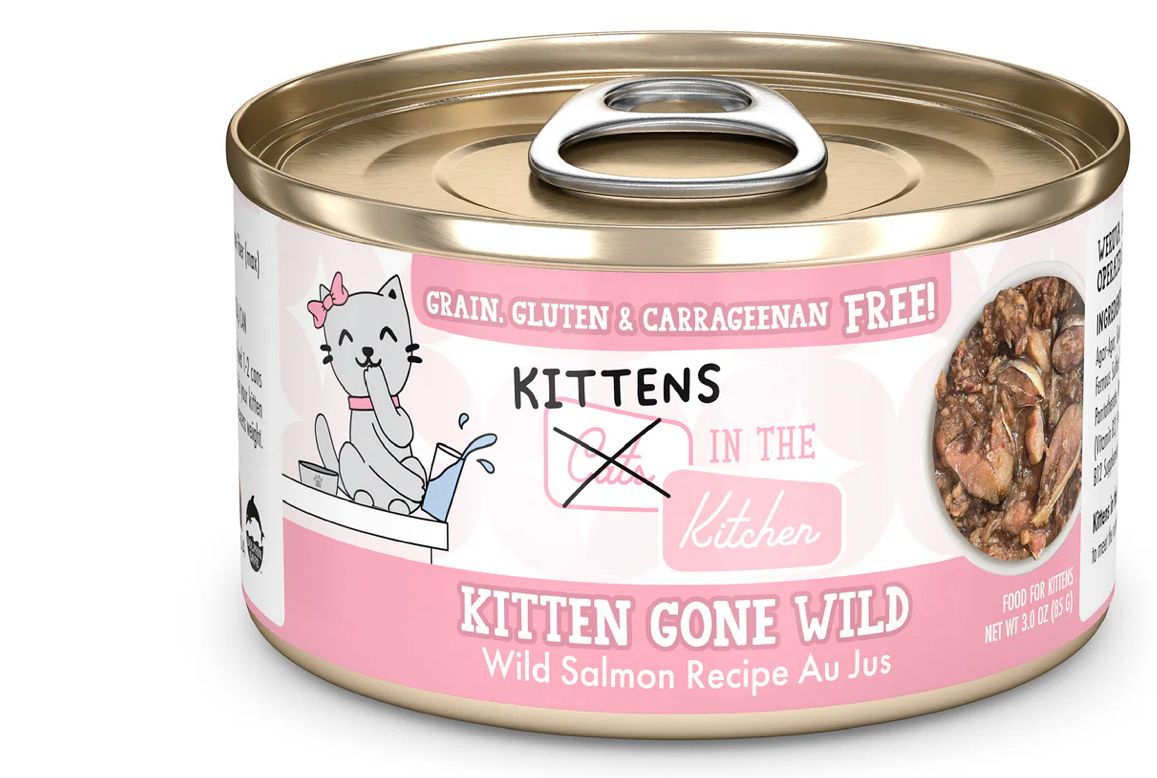 *WERUVA CATS IN THE KITCHEN KITTEN GONE WILD CAT FOOD 3OZ
