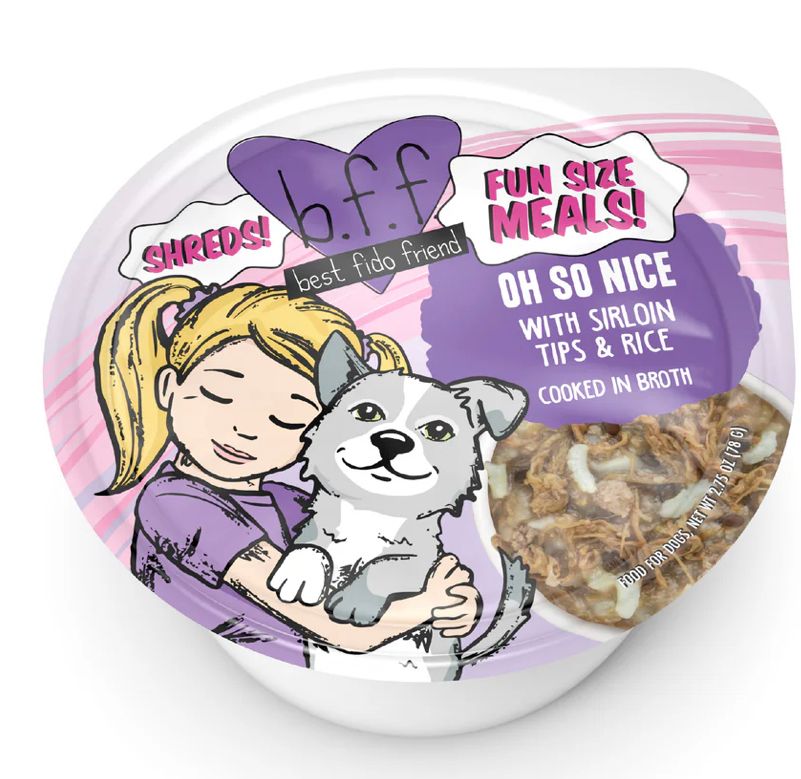*WERUVA BFF OH SO NICE DOG FOOD 2.7OZ CUP