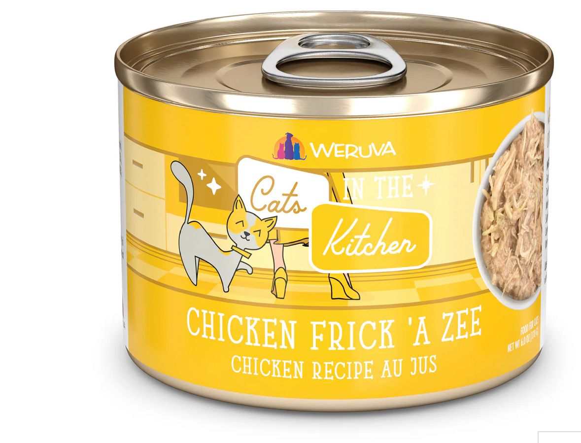 WERUVA CATS IN THE KITCHEN CHICKEN FRICK A ZEE CAT FOOD 6OZ