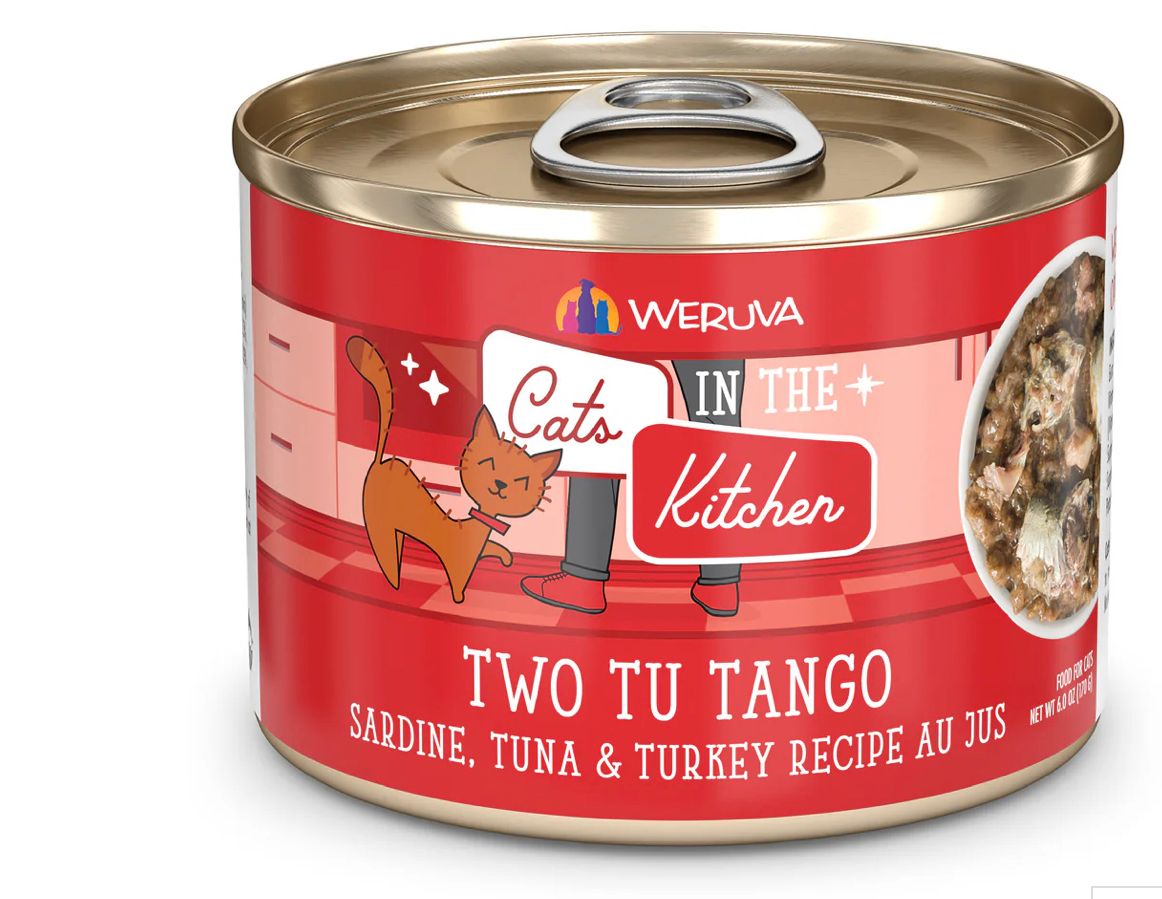 WERUVA CATS IN THE KITCHEN TWO TU TANGO CAT FOOD 6OZ