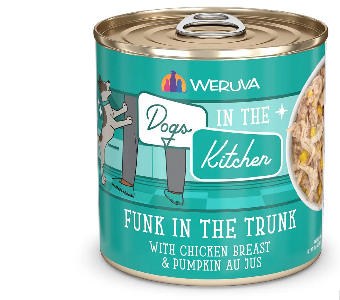 WERUVA DOGS IN THE KITCHEN FUNK IN THE TRUNK DOG FOOD CASE OF 12/10OZ