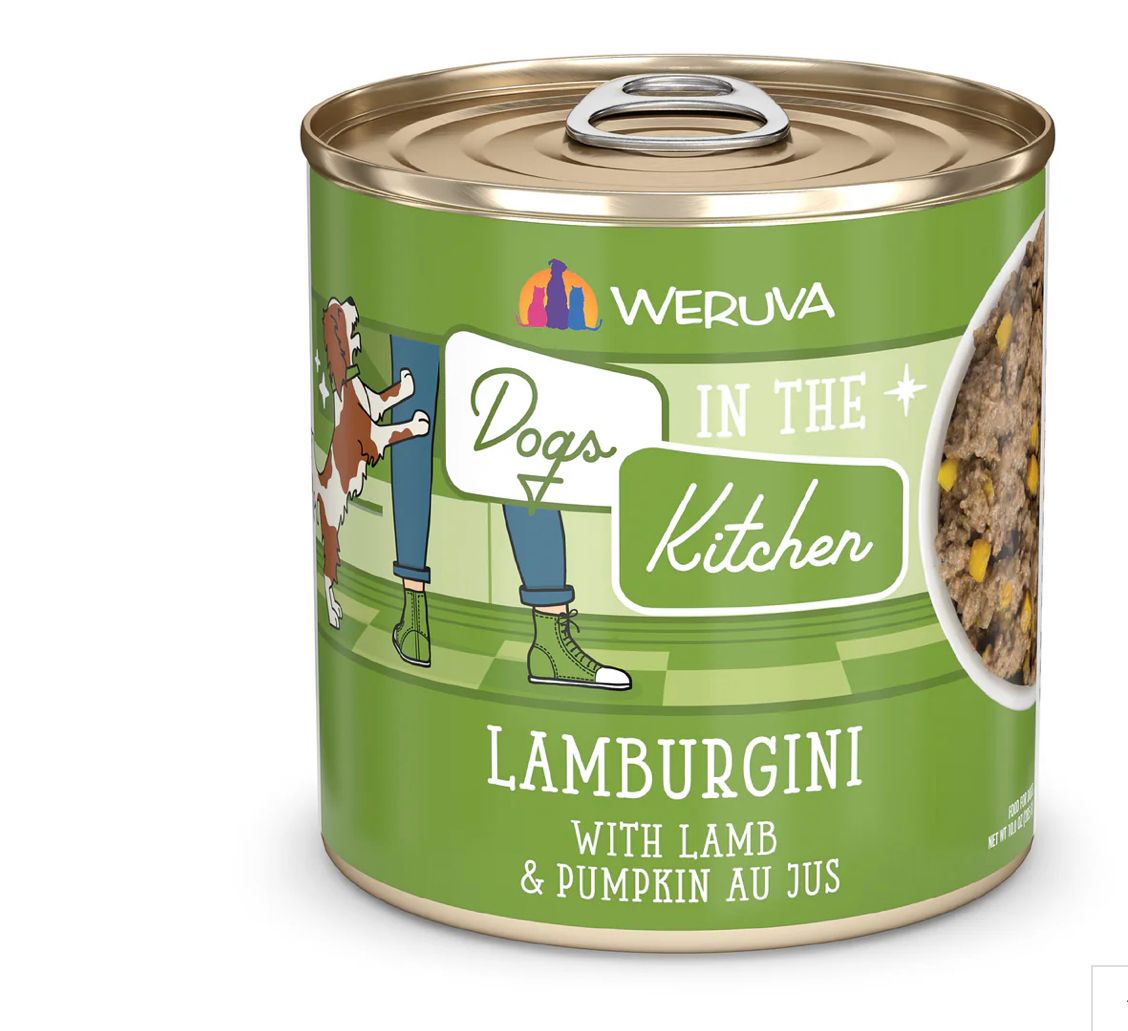 WERUVA DOGS IN THE KITCHEN LAMBURGINI DOG FOOD 10OZ