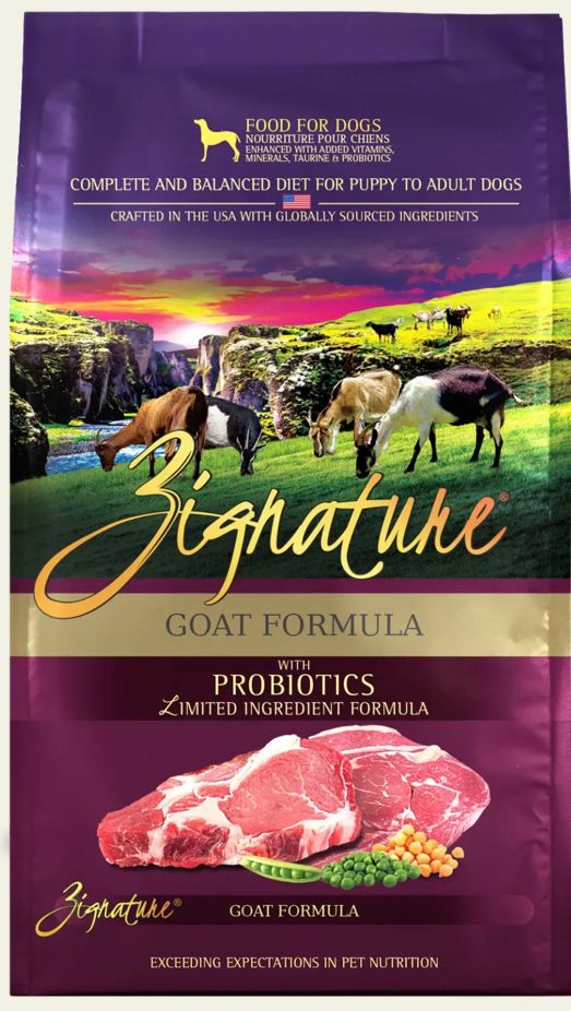 ZIGNATURE GOAT FORMULA DOG FOOD 4LBS