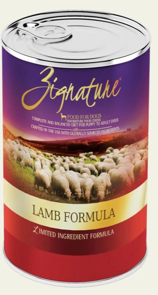 *ZIGNATURE LAMB FORMULA DOG FOOD 13OZ