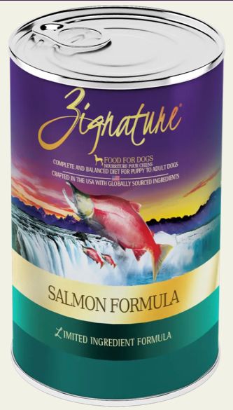 *ZIGNATURE SALMON FORMULA DOG FOOD 13OZ