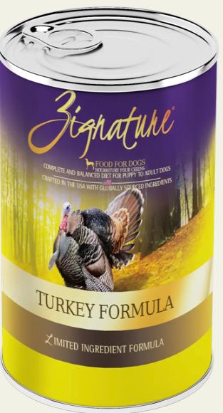 *ZIGNATURE TURKEY FORMULA DOG FOOD 13OZ
