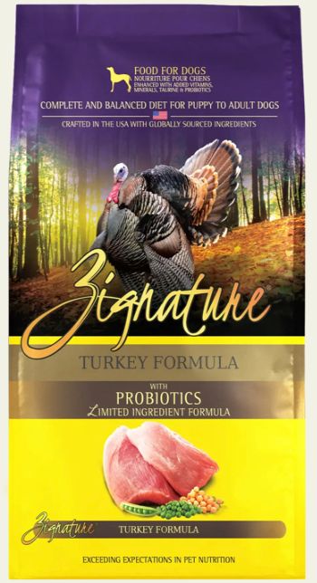 *ZIGNATURE TURKEY FORMULA DOG FOOD 12.5LBS