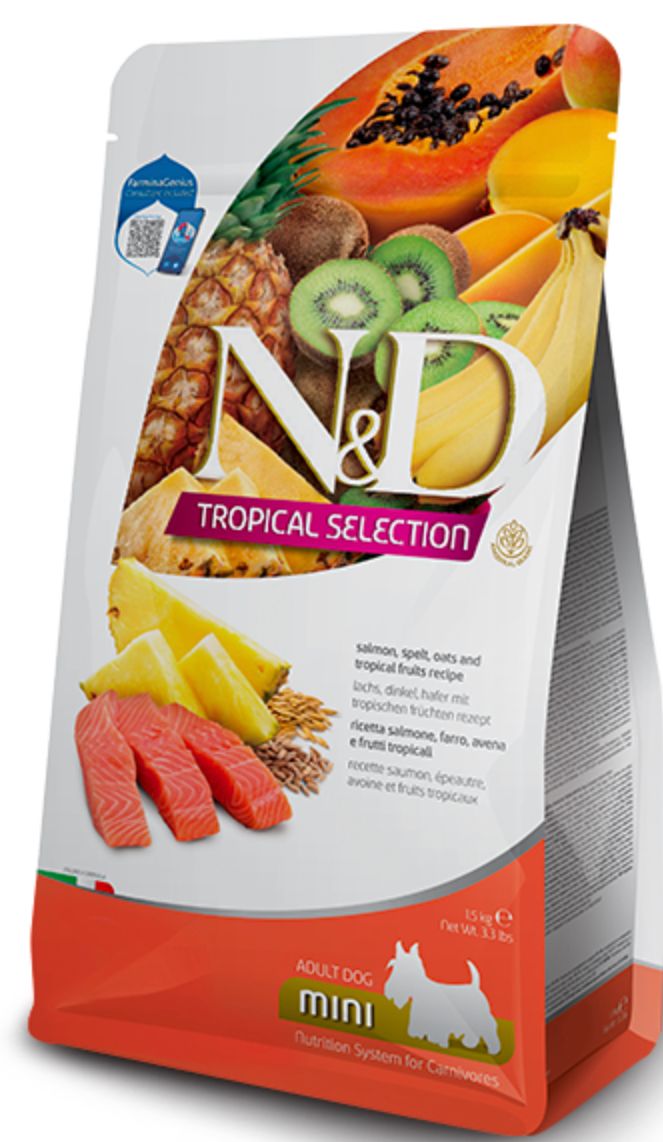 FARMINA TROPICAL SALMON MINI DOG FOOD 3.3LBS