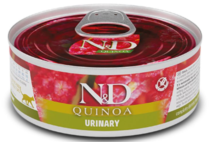 FARMINA N&amp;D GRAIN FREE QUINOA URINARY DUCK CAT FOOD 2.80OZ