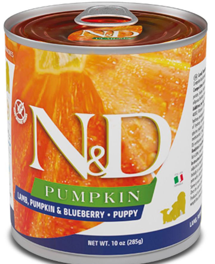 FARMINA GRAIN FREE PUMPKIN LAMB BLUEBERRY PUPPY DOG FOOD 10OZ
