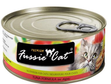 *FUSSIE CAT PREMIUM TUNA IN ASPIC CAT FOOD 2.82OZ