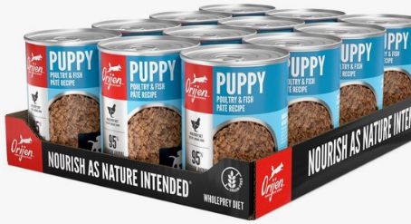 ORIJEN GRAIN FREE PATE PUPPY  DOG FOOD CASE OF 12/12.8OZ