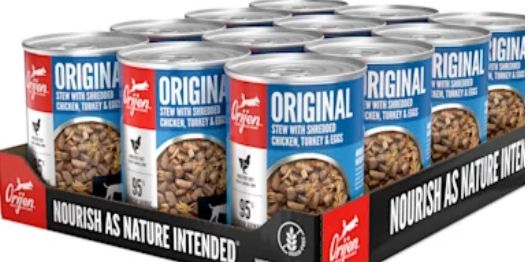 ORIJEN GRAIN FREE STEW ORIGINAL DOG FOOD CASE OF 12/12.8OZ