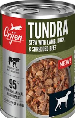 ORIJEN GRAIN FREE STEW TUNDRA DOG FOOD 12.8OZ