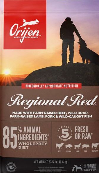 *ORIJEN USA REGIONAL RED DOG FOOD 23.5LBS