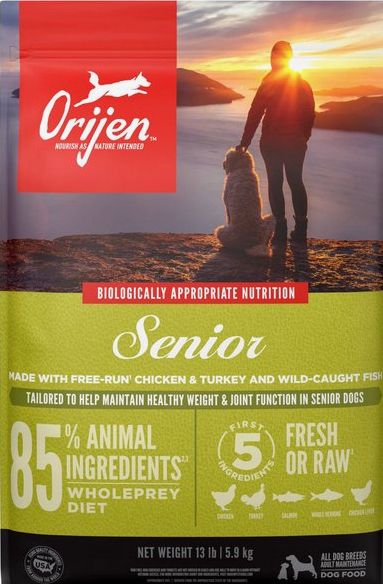 *ORIJEN USA SENIOR DOG FOOD 4.5LBS