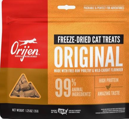 ORIJEN FREEZE-DRIED ORIGINAL CAT TREAT 1.25OZ