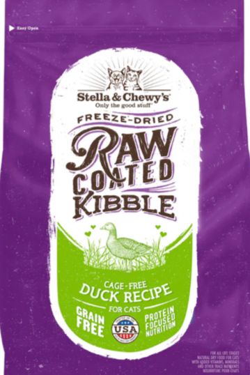 STELLA &amp; CHEWYS RAW COATED DUCK CAT FOOD 2.5LB