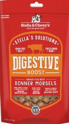 STELLA &amp; CHEWYS SOLUTIONS DIGESTIVE BOOST DINNER MORSELS FOR DOGS 13OZ