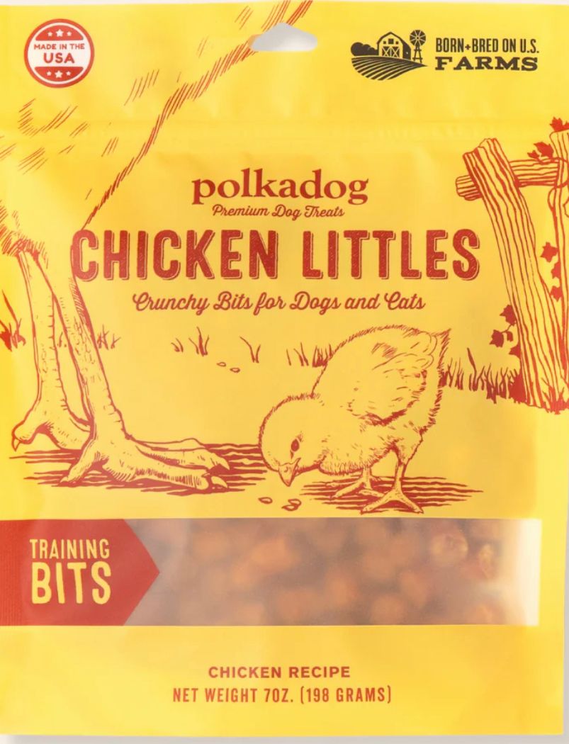 POLKADOG CHICKEN LITTLE BITES DOG TREAT 7OZ