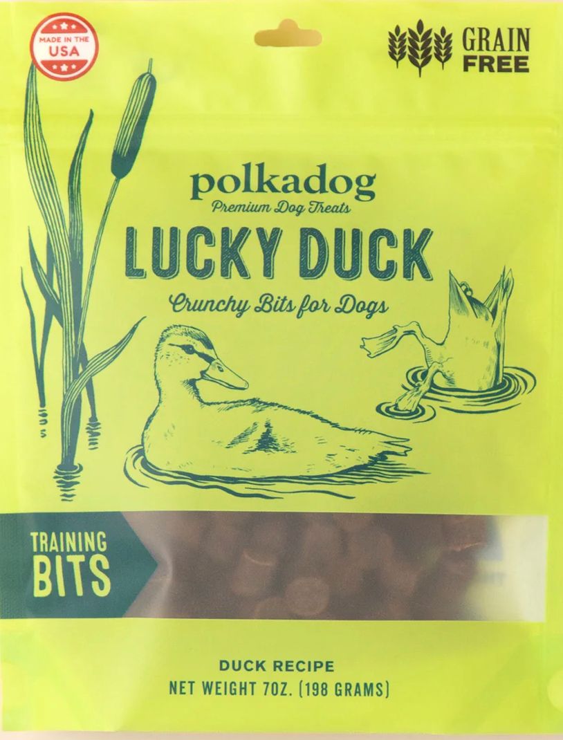 POLKADOG LUCKY DUCK BITES DOG TREAT 7OZ