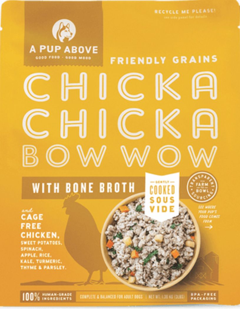 A PUP ABOVE FROZEN CHICKEN BOW WOW DOG FOOD 3LB
