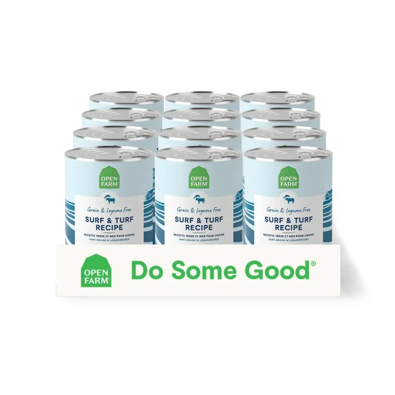 OPEN FARM SURF &amp; TURF PATE FOR DOGS CASE/12.5OZ