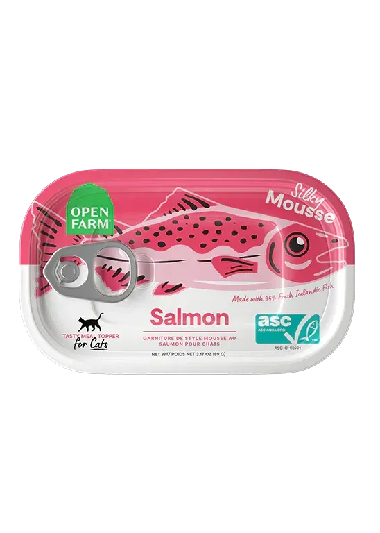 OPEN FARM SALMON TOPPER FOR CATS CASE/3.17OZ