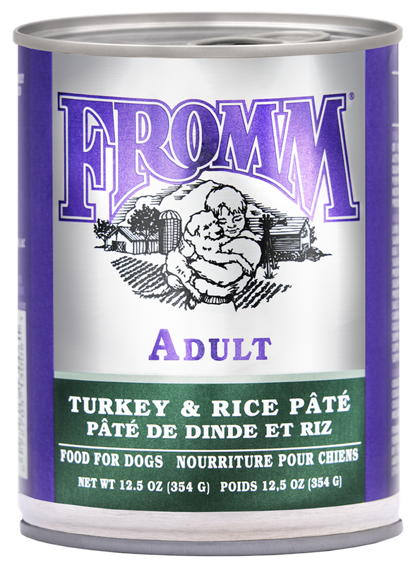 *FROMM CLASSIC ADULT TURKEY &amp; RICE PATE DOG FOOD 12.5 OZ