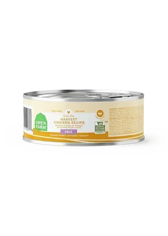 OPEN FARM HARVEST CHICKEN PATE FOR CATS CASE/2.8OZ