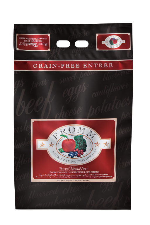 FROMM FOUR STAR BEEF FRITTATA VEG RECIPE DOG FOOD 26LBS
