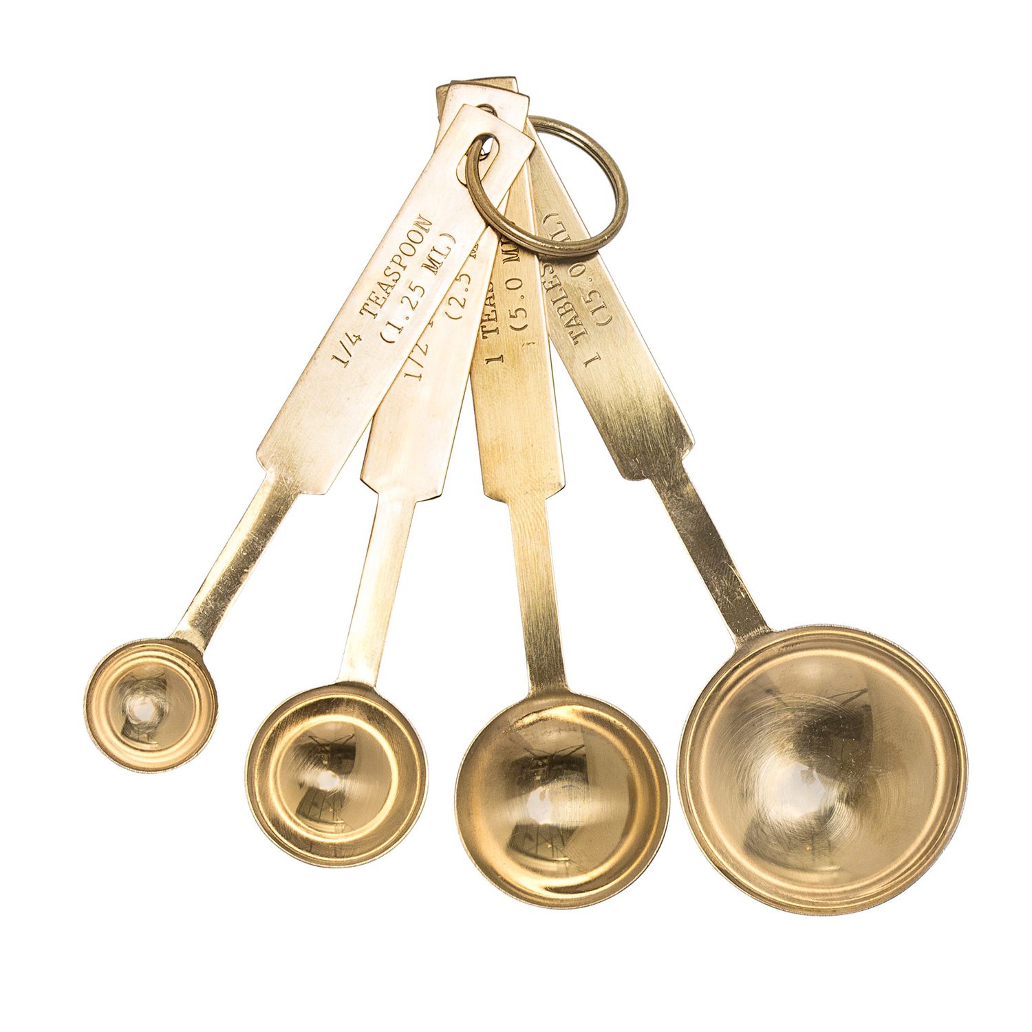 2025  A21187654 SET OF 4 MEASURING SPOONS STAINLESS STEEL
