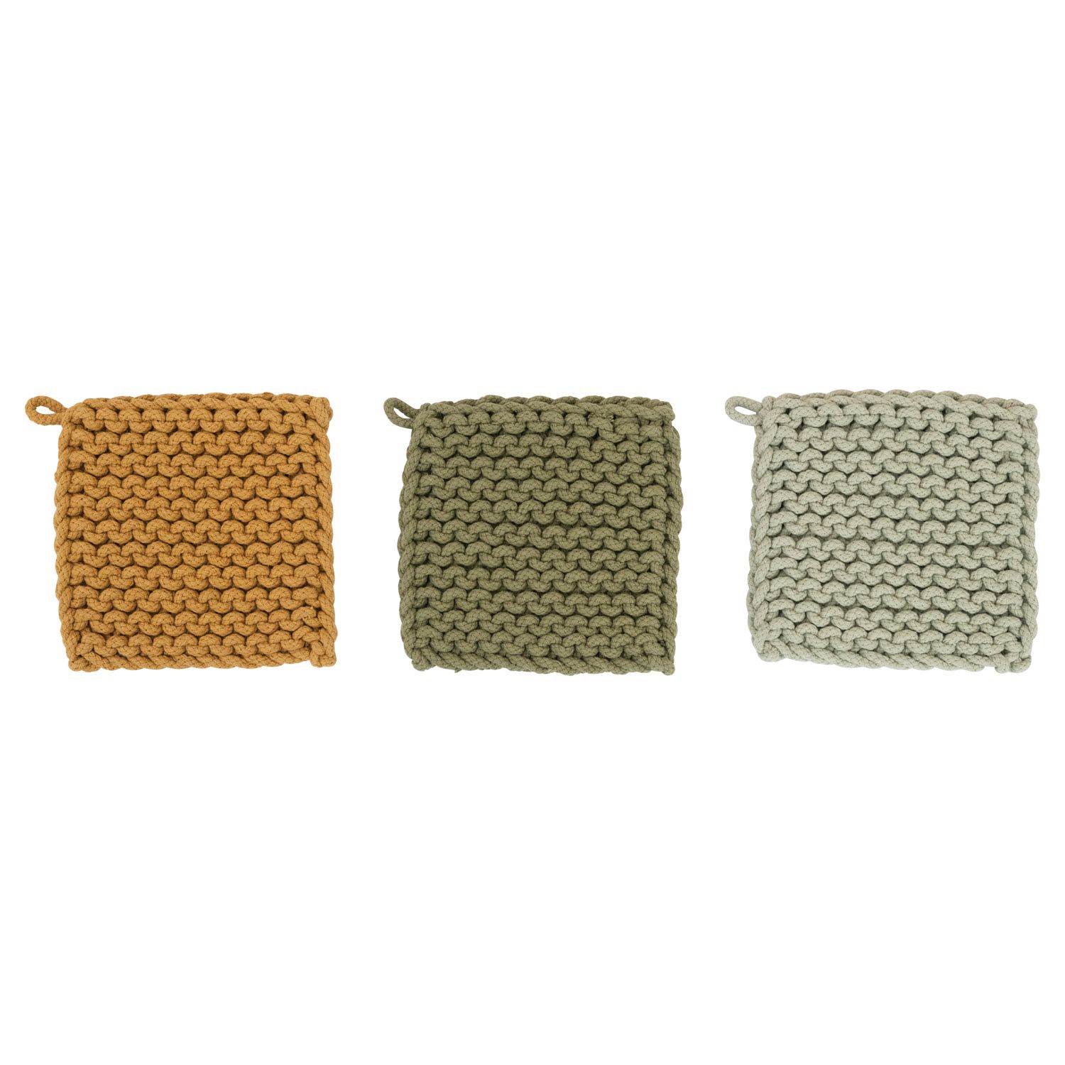 2024 DF5468A SQ COTTON CROCHET POT HOLDER