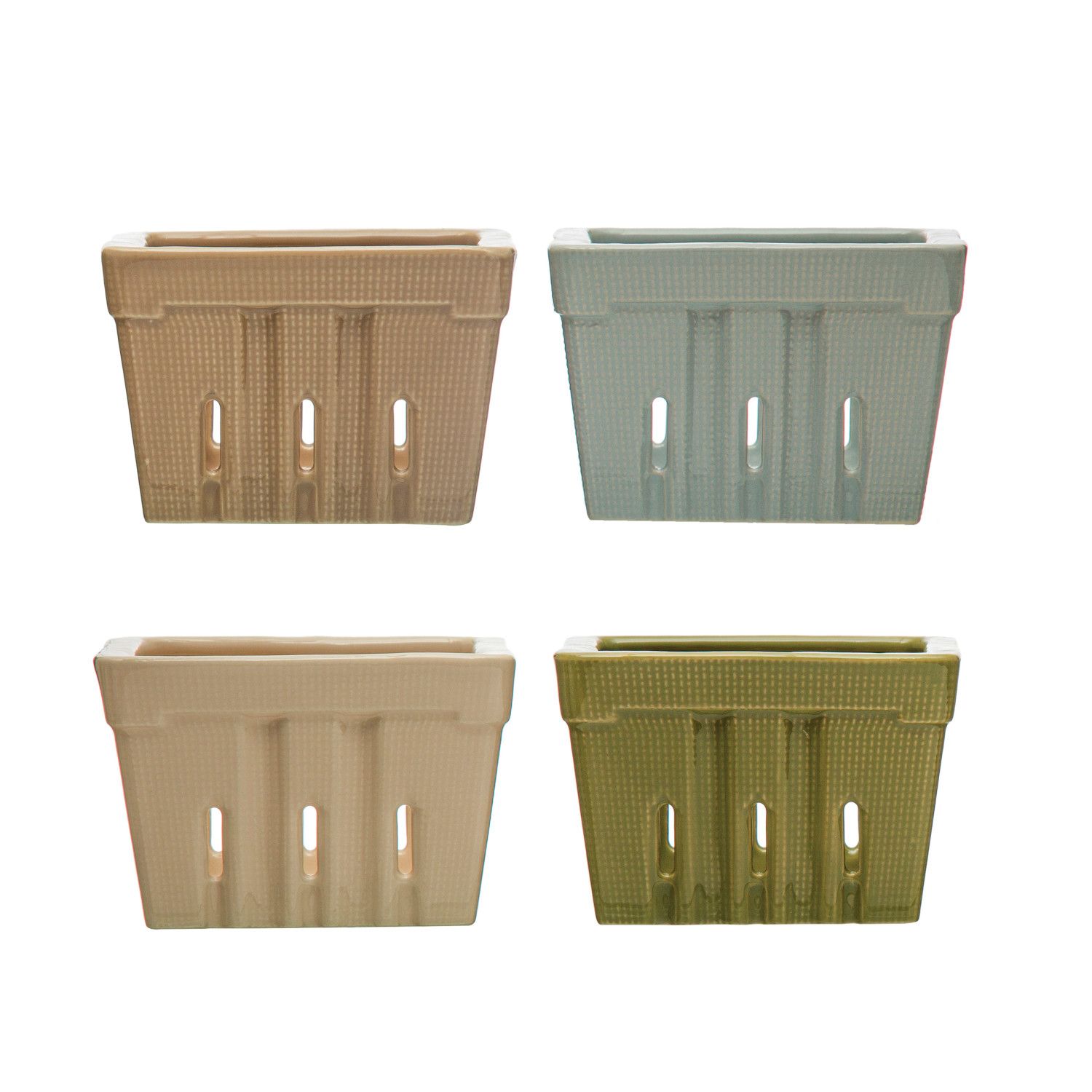 2025  DF7212A STONEWARE BERRY BASKET