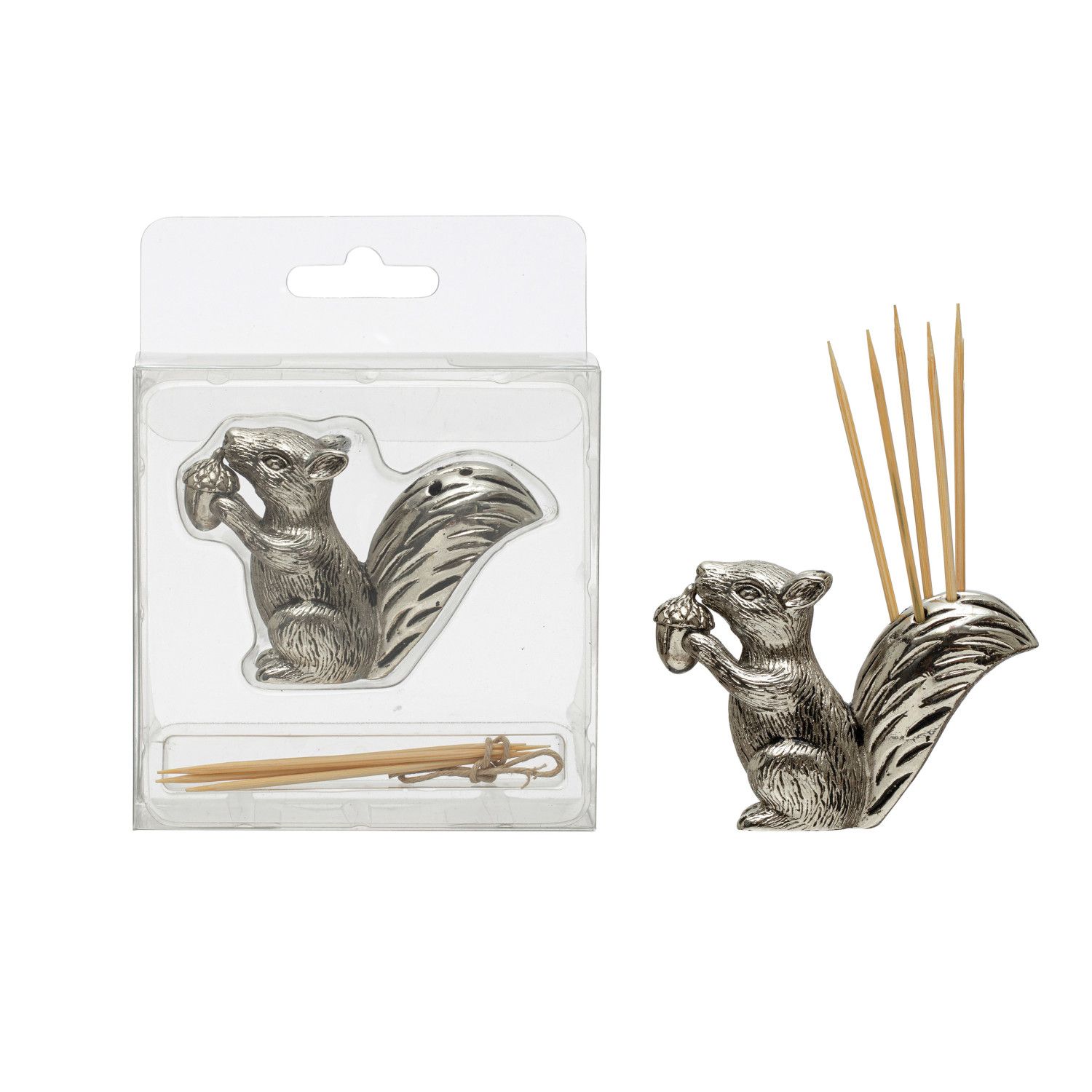 2024 CF3702 ZINC ALLOY SQUIRREL TOOTHPICK HOLDER