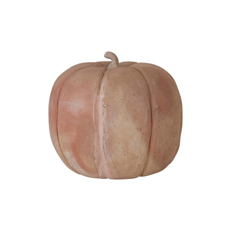 2024 CF3848 7 1/2&quot;ROUND 7&quot;H TERRA COTTA PUMPKIN 
