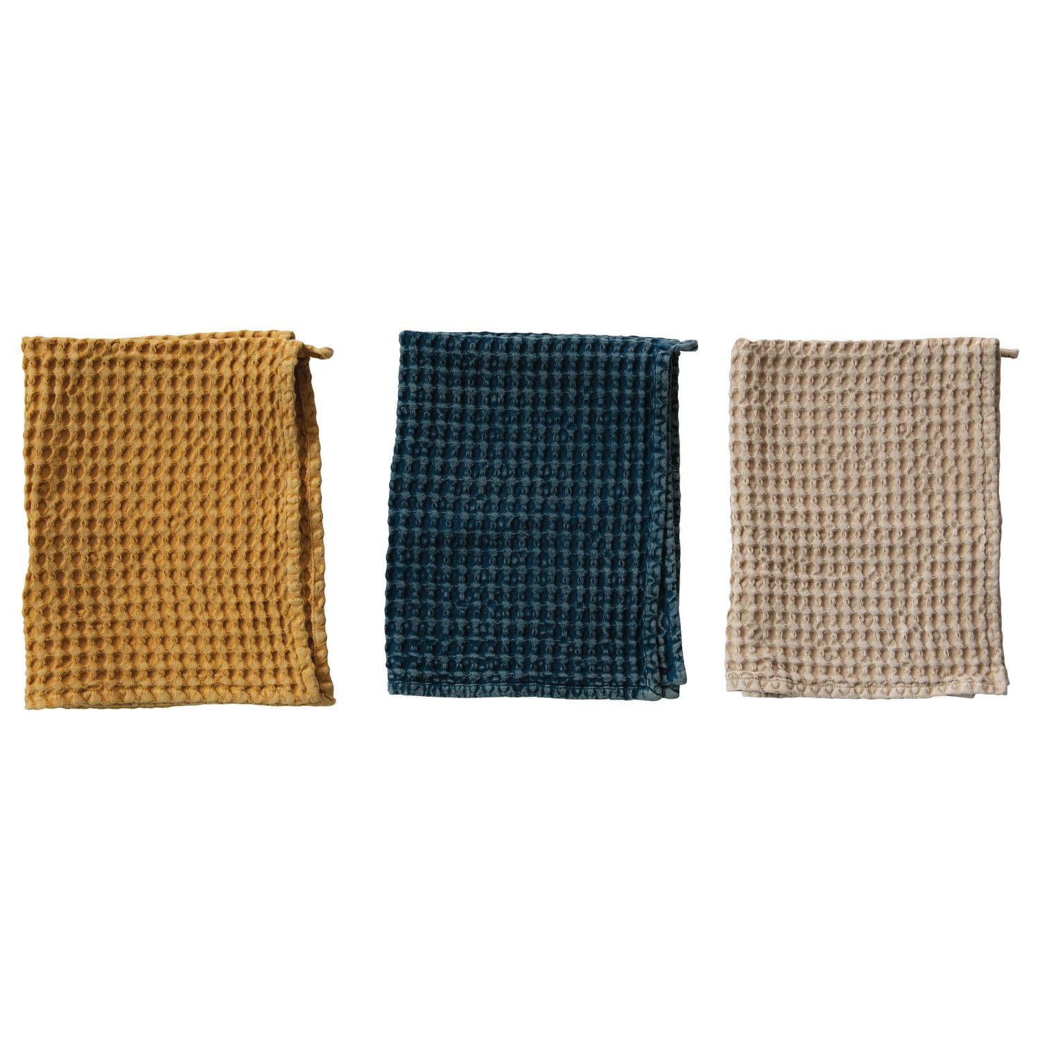2025  DF3534A WAFFLE COTTON TOWEL 