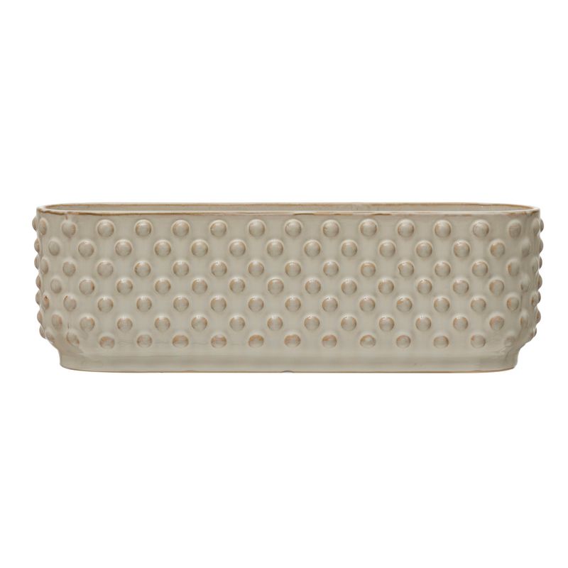 2025  DF4246 HOBNAIL WINDOW PLANTER W/ 3 SECTIONS