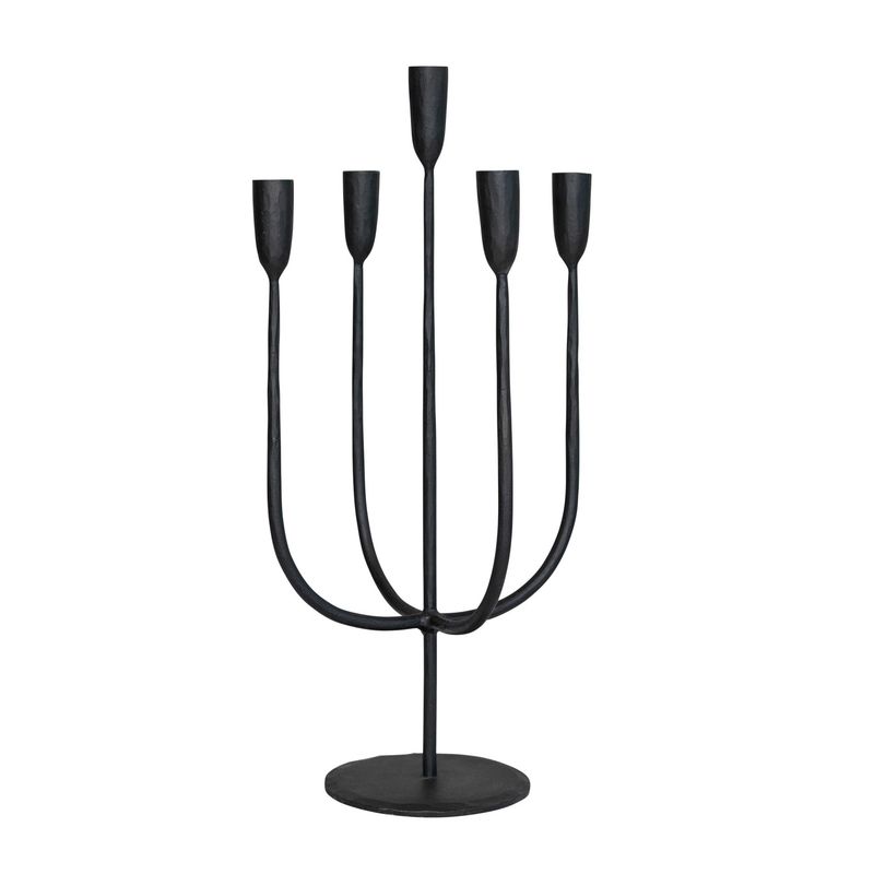2025 DF7897 ZINC CANDELABRA BLACK