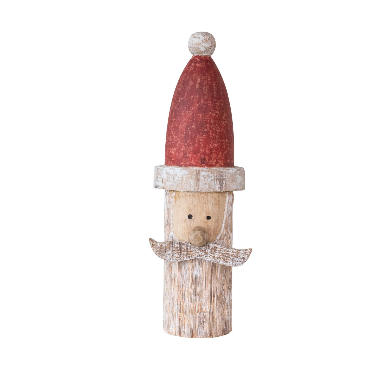 2024 XS4413 MANGO WOOD SANTA STATUE