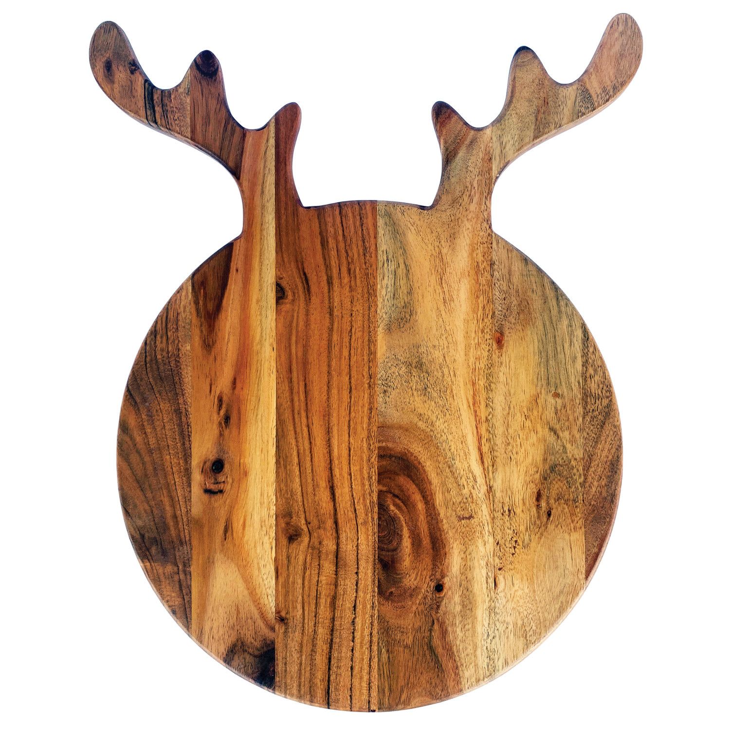 2025  XS4504 ACACIA WOOD REINDEER CHEESE BOARD