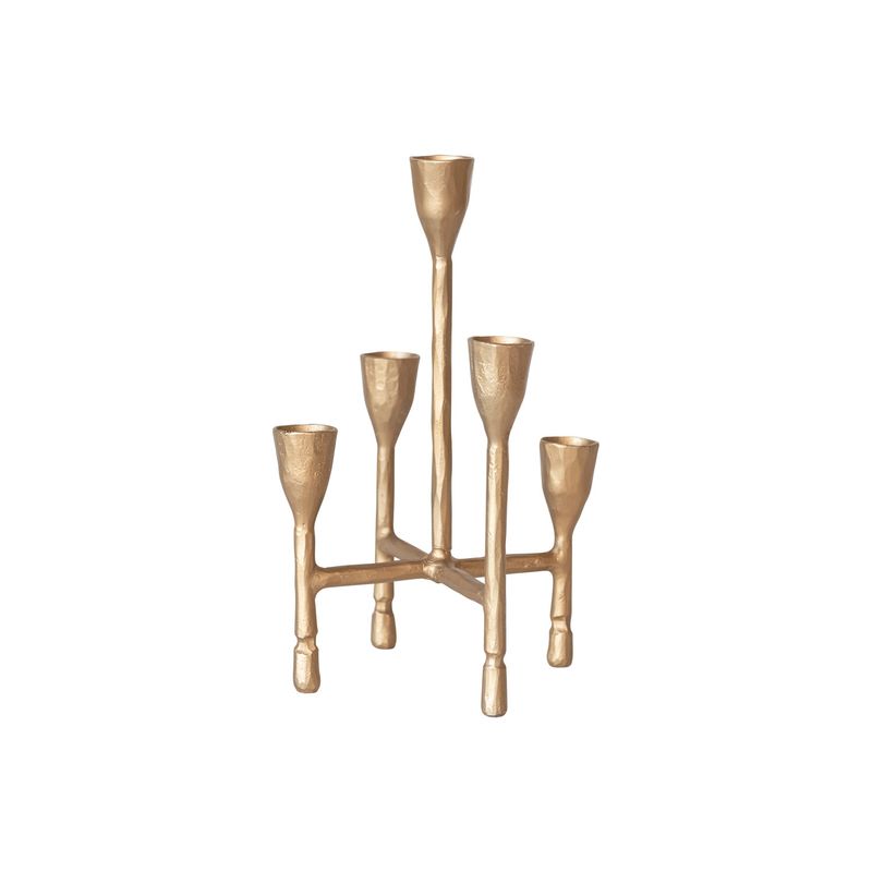 2024 XS4947 METAL CANDELABRA ANTIQUE GOLD