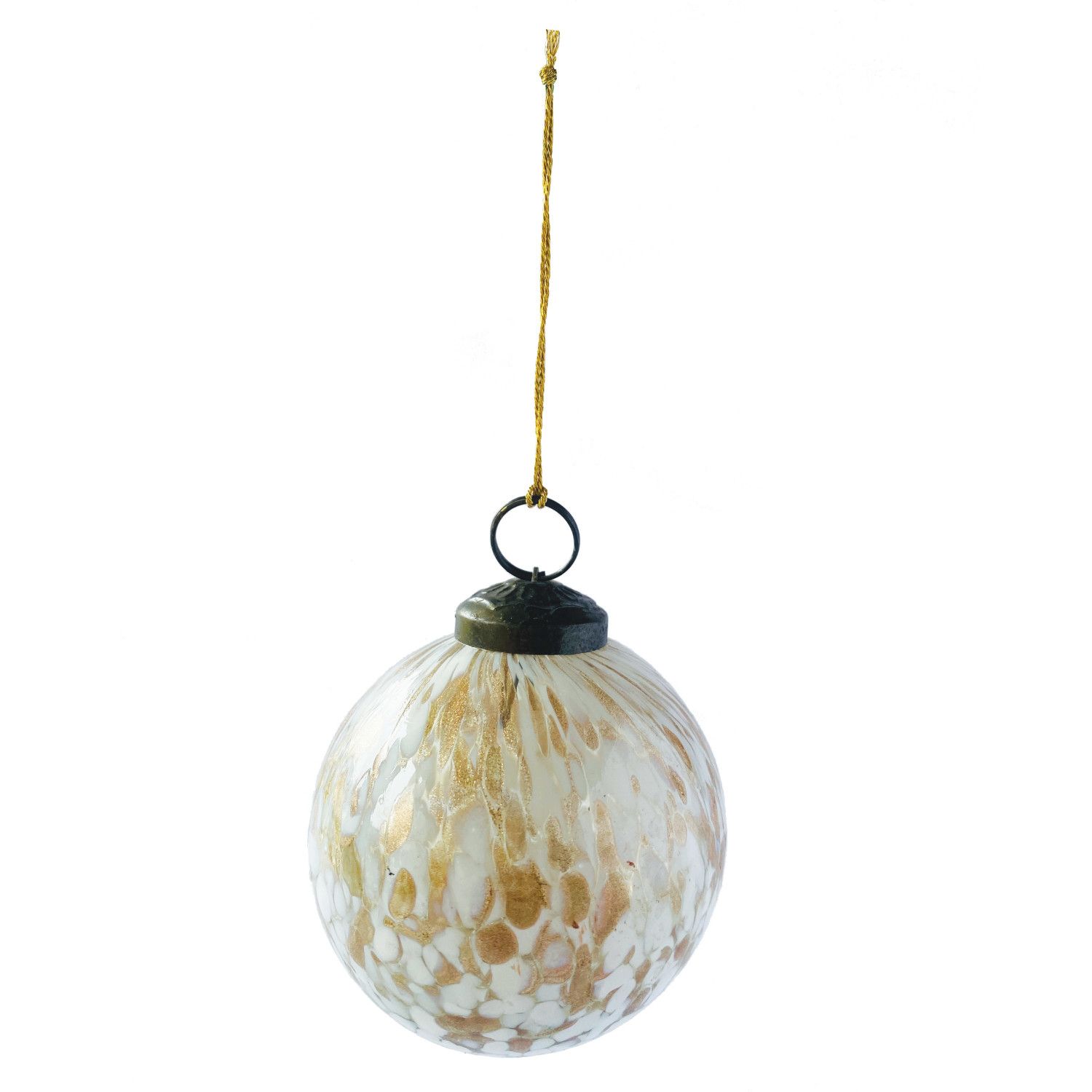 2024 XS4992 3&quot;ROUND GLASS BALL ORN
