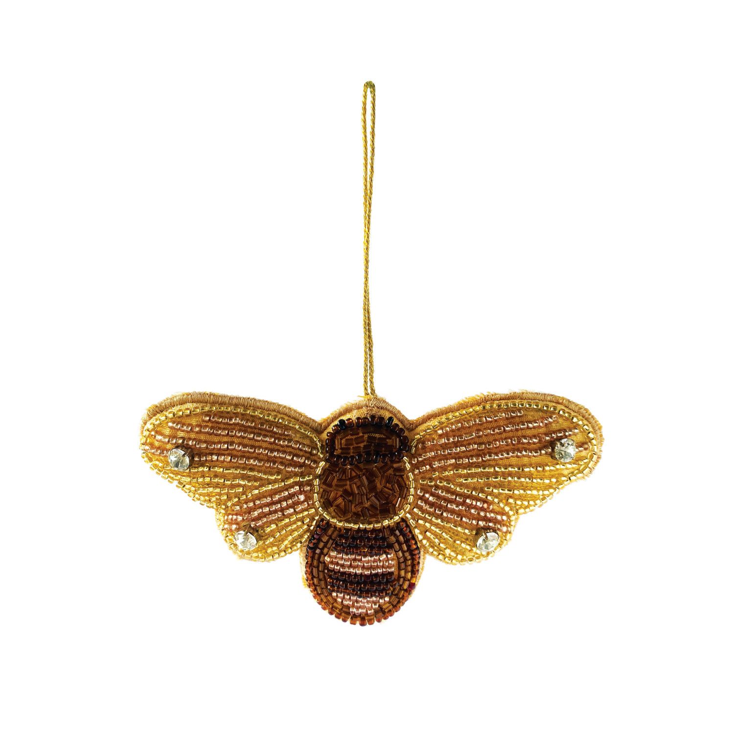 2024 XS5146 3&quot;H BEADED BEE ORN