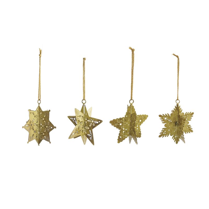 2024 XS5388A METAL 3D SNOWFLAKE ORN