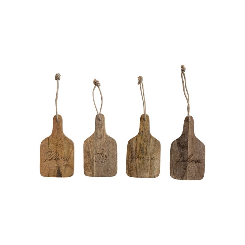 2024 XS5497A MANGO WOOD CHEESE BOARD WITH ETCHED SAYING 