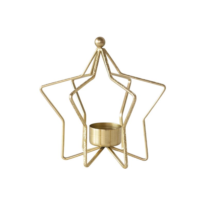 2024 XS5500 METAL STAR SHAPED TEALIGHT HOLDER