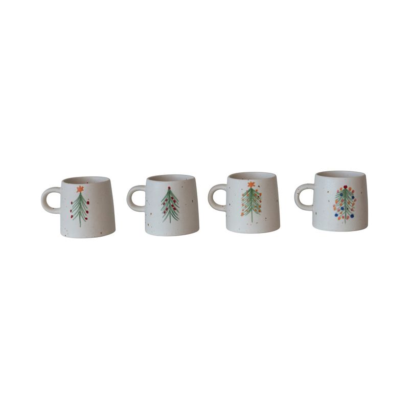 2024 XS5692A STONEWARE CHRISTMAS TREE MUG